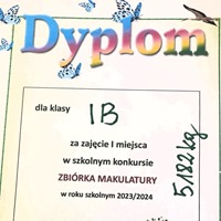 WYNIKI ZBIÓRKI MAKULATURY